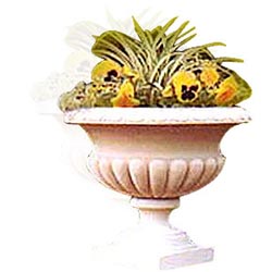 Crafted Sandstone Flower Vase